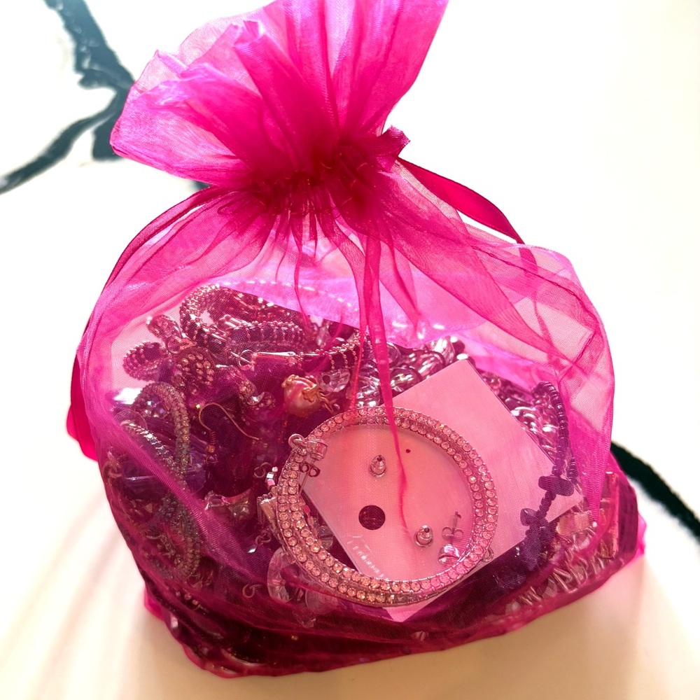 Bag of costume jewelry